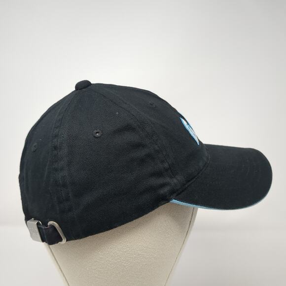 Gap Slideback Baseball Cap Black M Adjustable Embroidered Vented Holes 6 Panel - Picture 5 of 9
